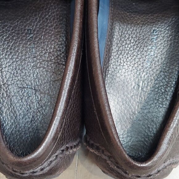 Peter Millar Shetland Leather & Tartan Wool Driving Loafer Sz 8.5 - Picture 8 of 13